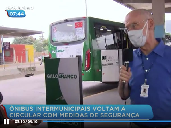 Ônibus intermunicipais voltam a circular na região metropolitana do Rio